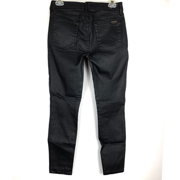 7 for all man kind black jeans - Picture 2 of 4